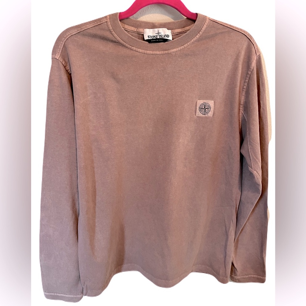 Authentic Stone Island T-Shirt- Dusty Rose - Size Medium - Made in Italy